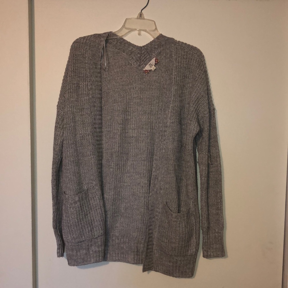 Gray Cardigan